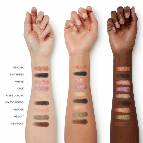 NARS Single Hardwired Eyeshadow - POINTE NOIRE (1.1g) Black with Red Shimmer - Picture 4 of 4